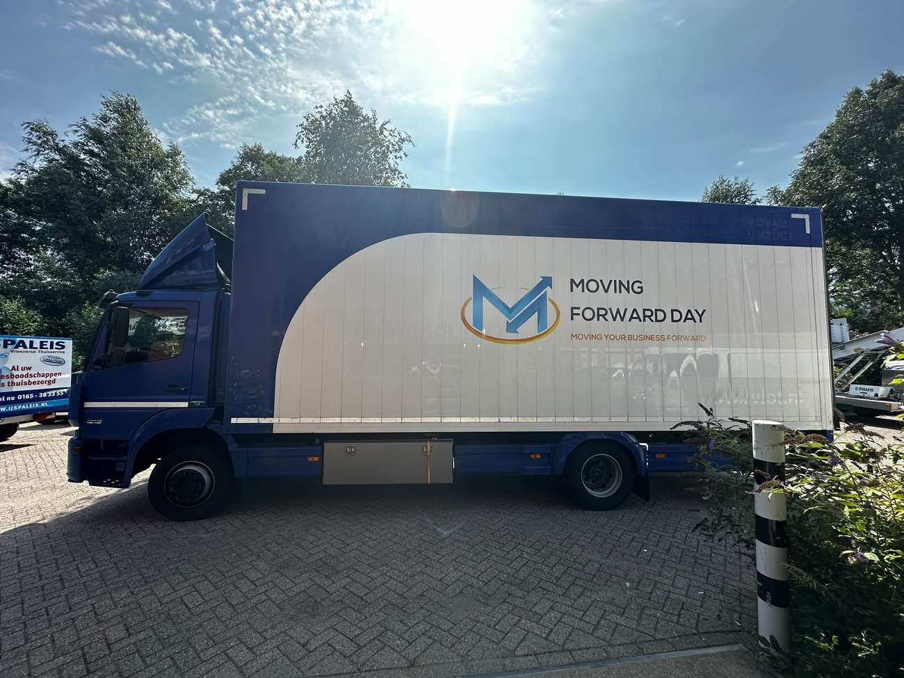 Moving Forward Day crew and van